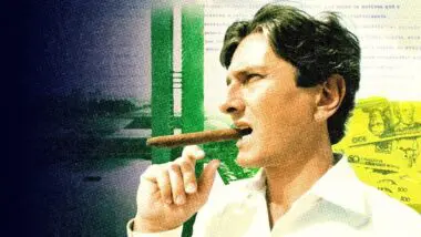 Arte feita para a série do Globoplay sobre o governo Collor