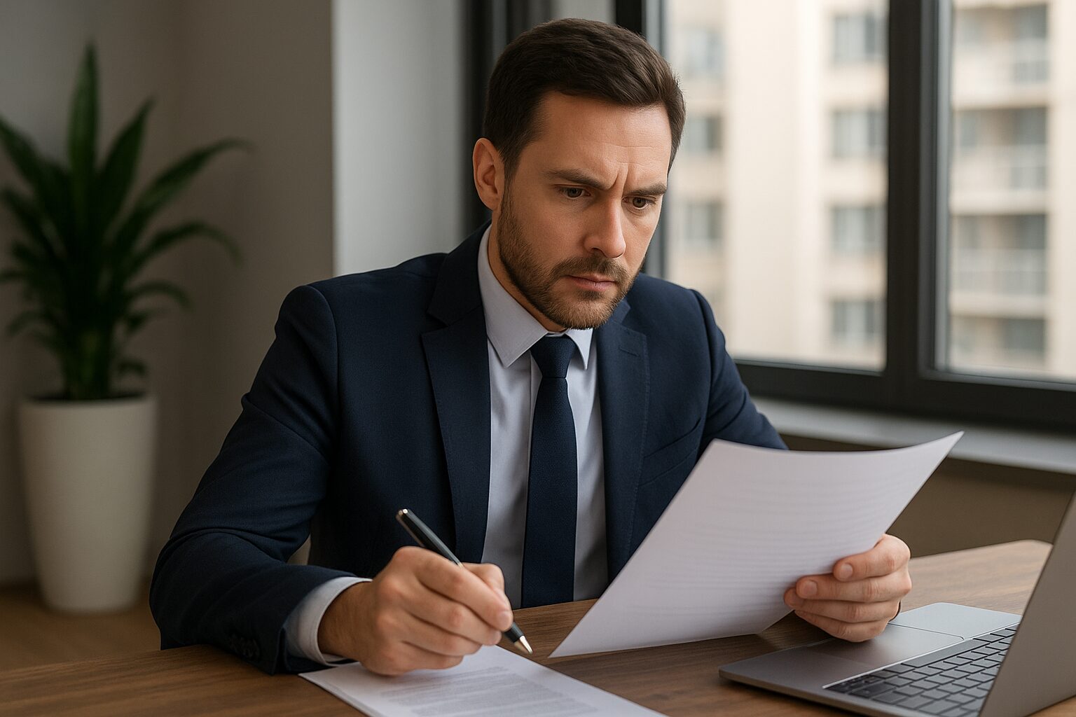 Profissional analisa contrato de locação à luz das novas regras do seguro-fiança e das mudanças no mercado imobiliário