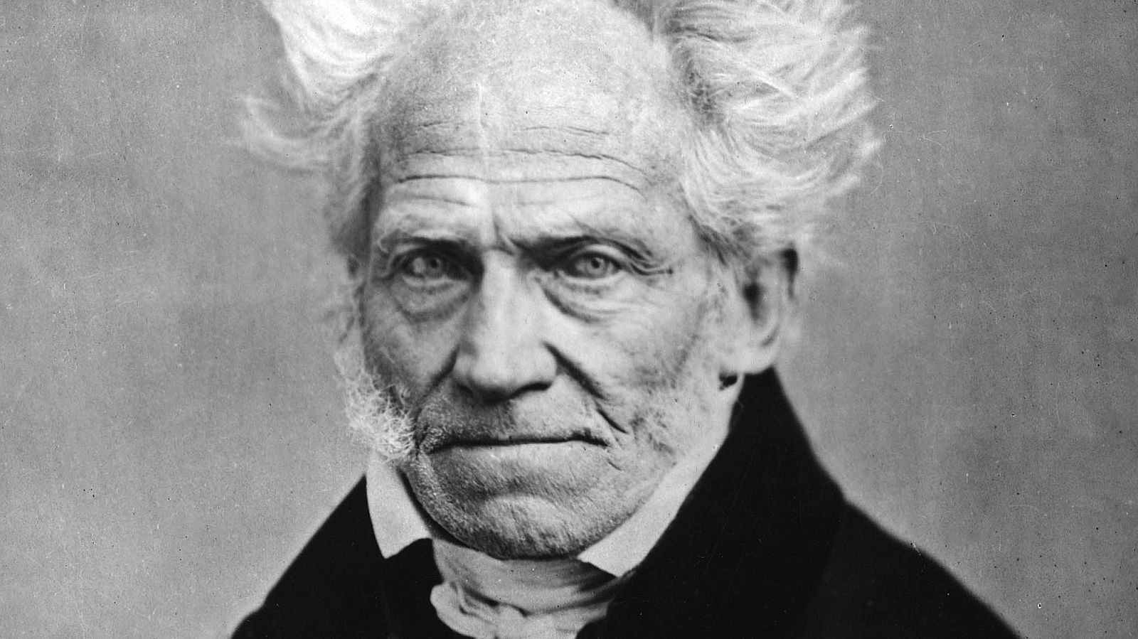 O filósofo Arthur Schopenhauer, em fotografia de 1859.