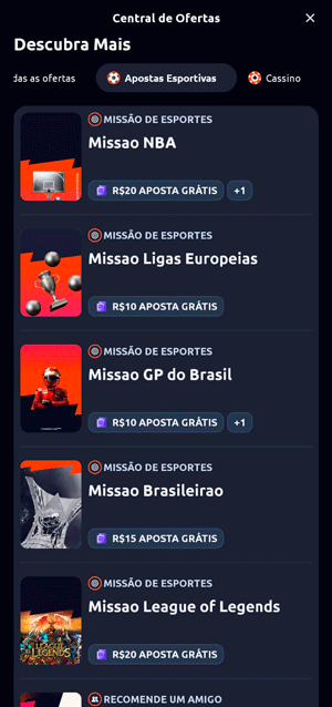 Ofertas de apostas grátis disponível no site para iniciantes Betano