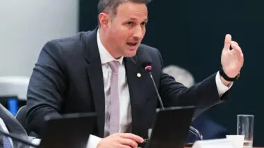 Deputado federal Guilherme Derrite (PP-SP), relator do PL antifacção.