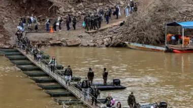Cidade gaúcha em processo de reconstrução após as enchentes de maio de 2024.