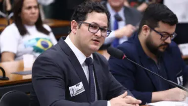 David Ágape e Eli Vieira em audiência na Câmara