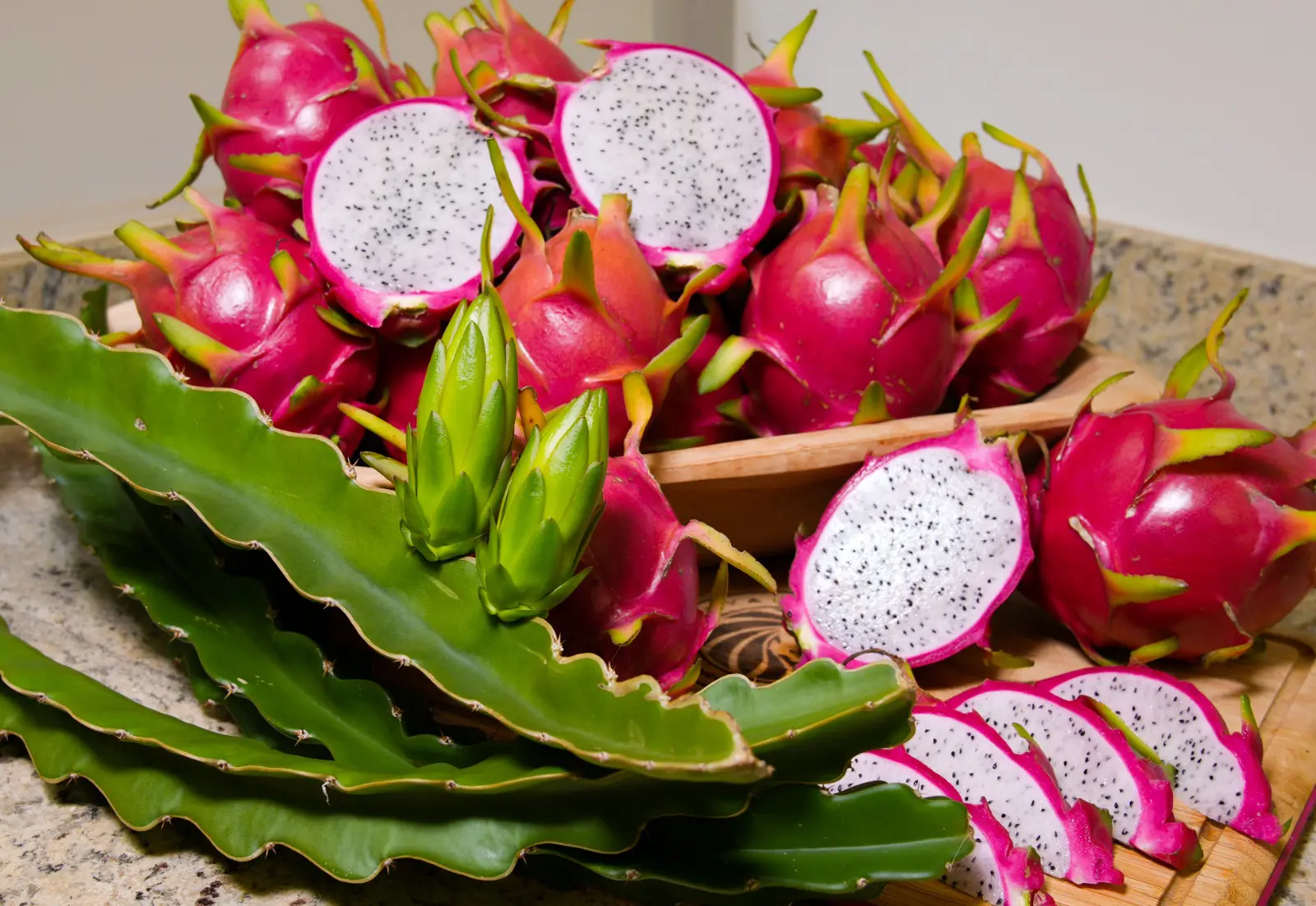 A produção de pitaia está em expansão no Brasil.