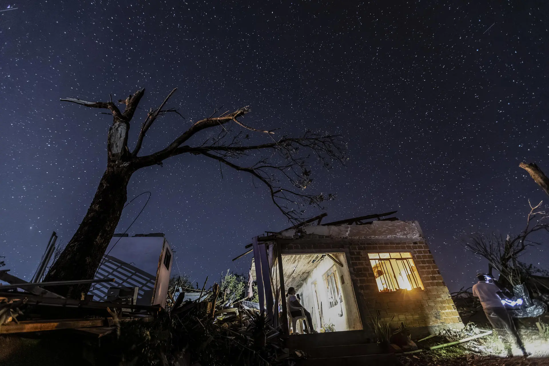 Rio Bonito do Iguaçu, tornados na região Sul do Brasil