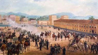 Quadro "Proclamação da República", de Benedito Calixto (1893).