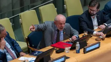 Lula durante assembleia-geral da ONU em setembro deste ano: política externa defasada.