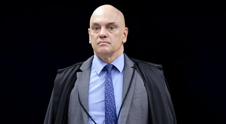 Moraes em julgamento do núcleo 3, na primeira Turma do STF.