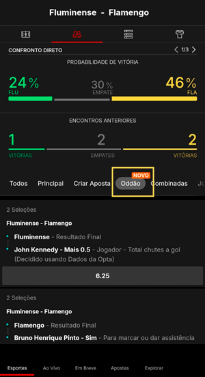 Seção de Oddão em clássico estadual na KTO