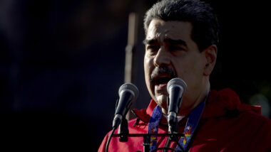 O ditador Nicolás Maduro. Imagem referente a matéria