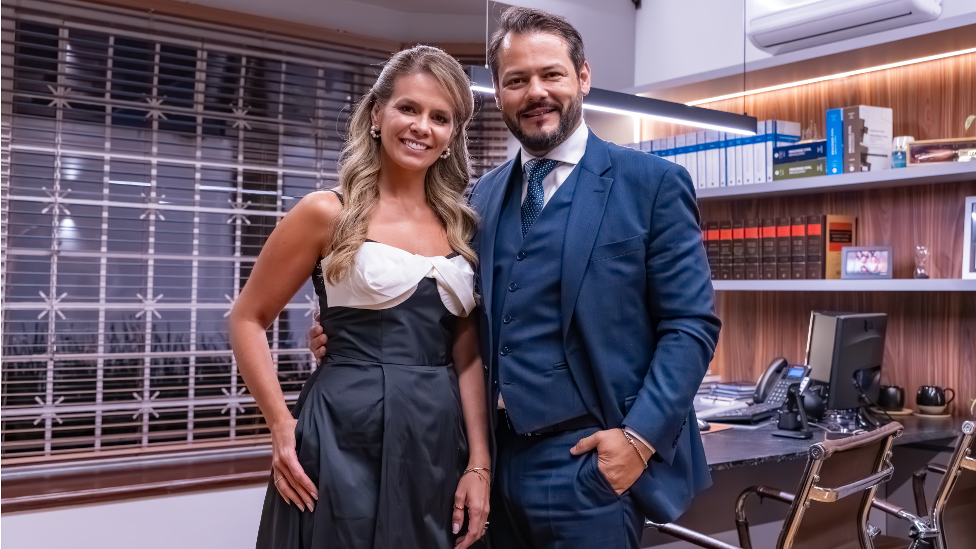 O casal de advogados Dinor Lima e Vivienne Vilani Lima está à frente da nova fase do escritório Dinor Lima Advogados