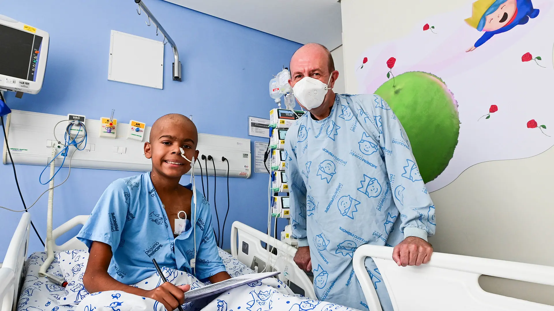 Brayan recebeu apoio educacional durante tempo que ficou internado no Pequeno Príncipe