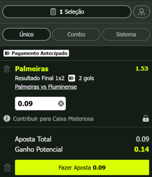 Representação de Apostas Simples