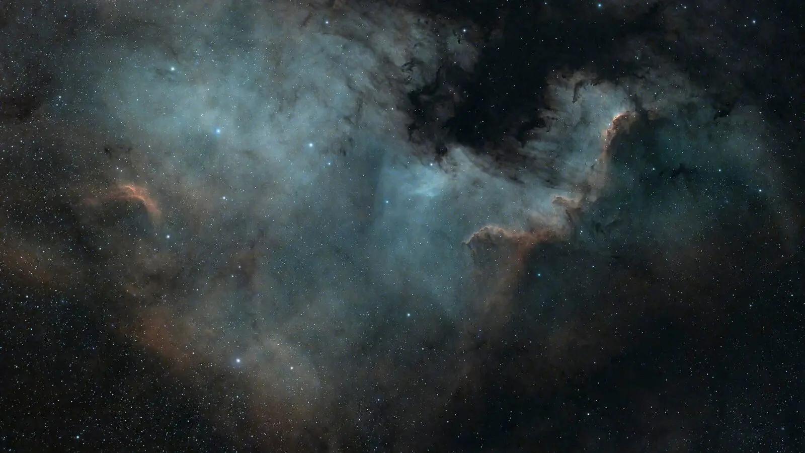 Nebulosa NGC 7000, fotografada em 2024: é possível encontrar Deus no universo: