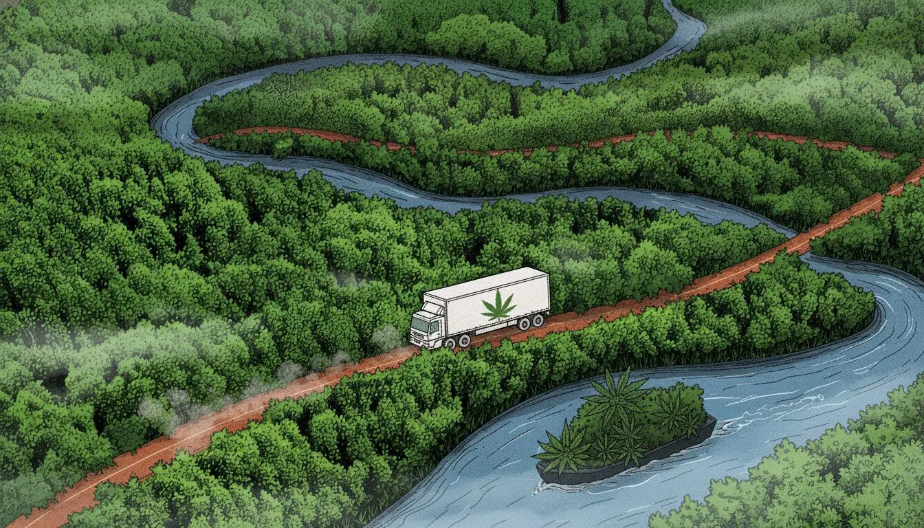 A maconha colombiana é considerada de melhor qualidade, mais forte e mais cara que a maconha paraguaia, que tradicionalmente abastece a maior parte do Brasil.