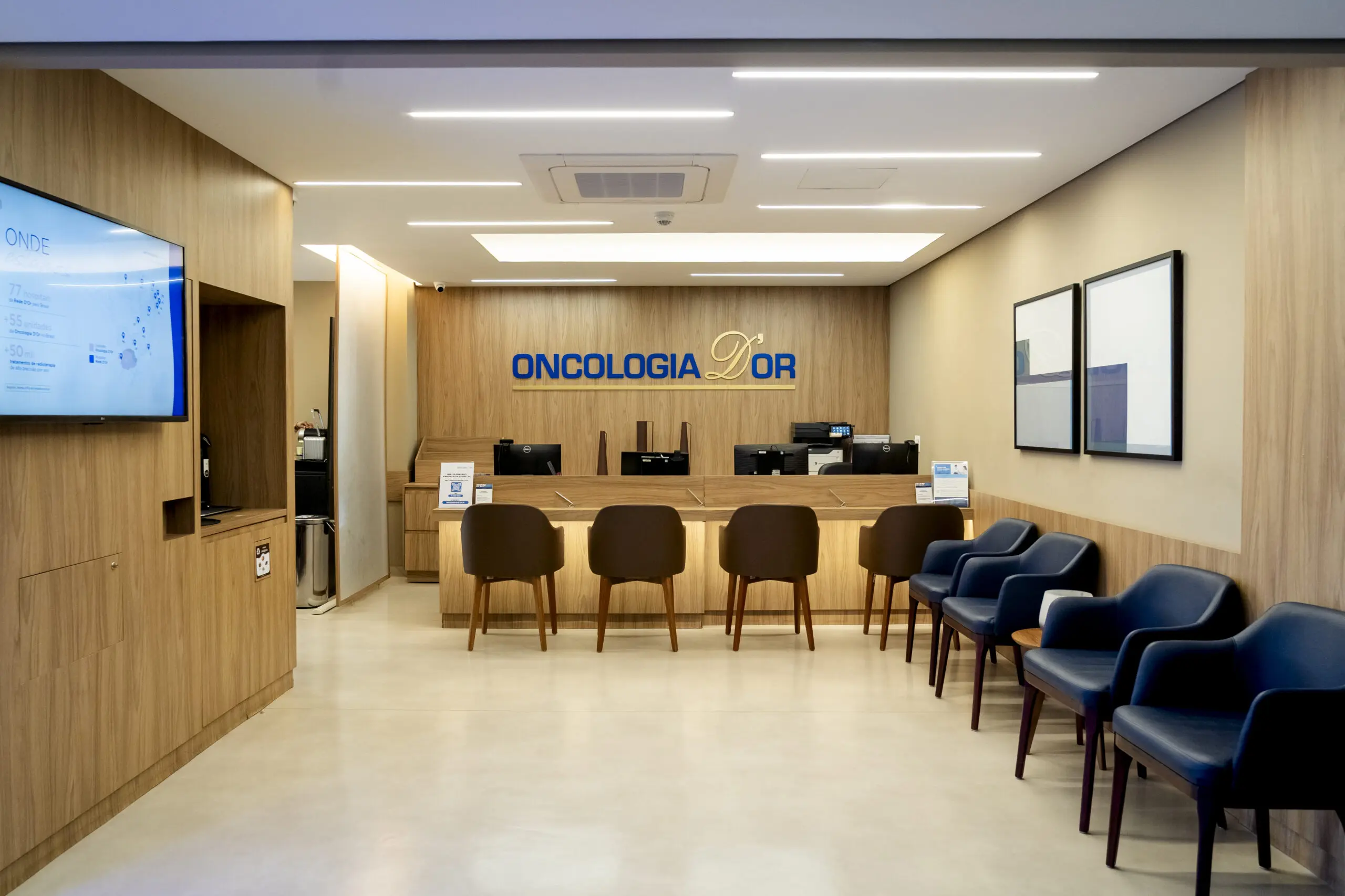 A área da Oncologia conta com leitos específicos para internação, time dedicado e treinado, além de apoio multidisciplinar (psicológico e nutricional) para a melhoria do cuidado.