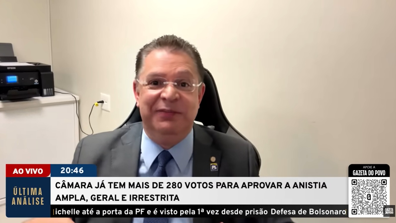 Deputado Federal Sóstenes Cavalcante (PL-RJ) expõe a estratégia do partido após prisão preventiva de ex-presidente Jair Bolsonaro.