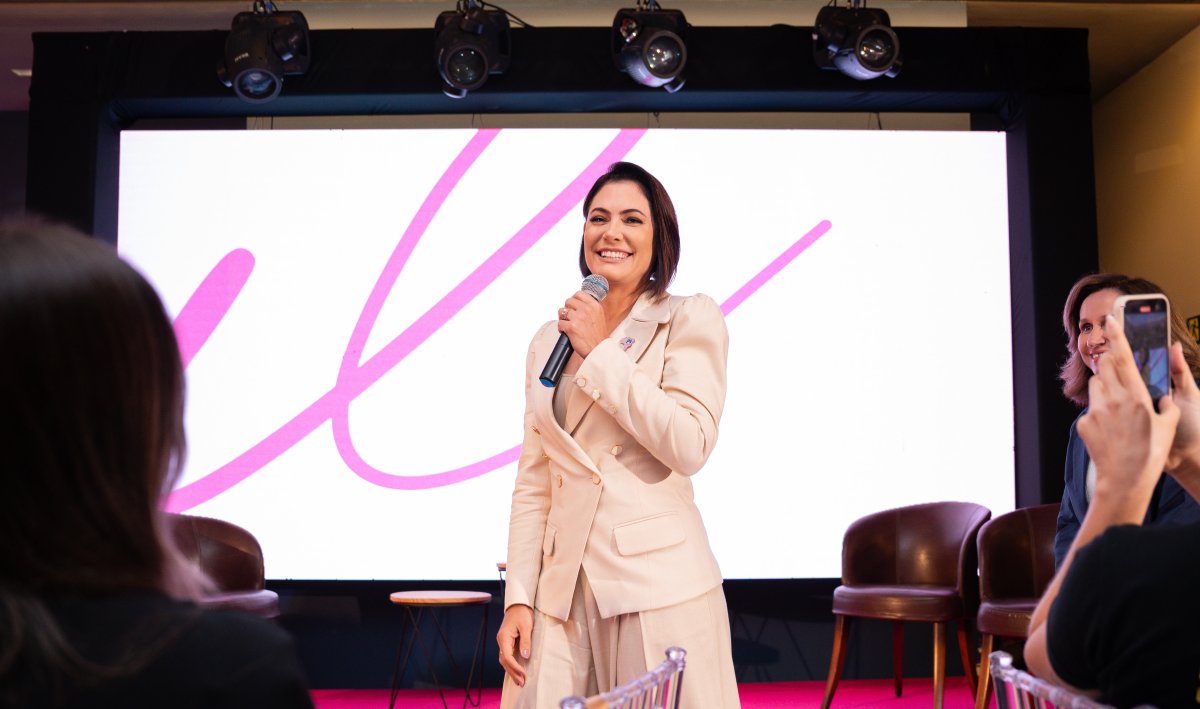 Michelle Bolsonaro foi coordenadora do Programa Pátria Voluntária.