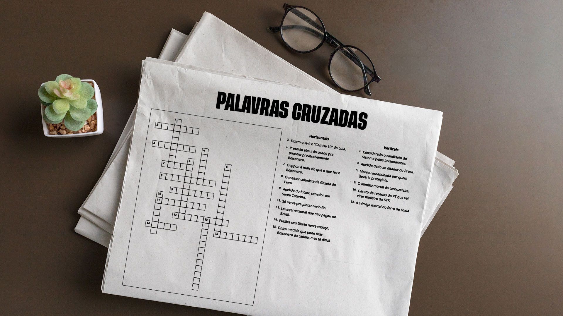 Pequena frase explicativa que geralmente acompanha uma foto. Horizontal. Sete letras.