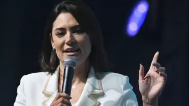 Ex-primeira-dama e presidente nacional do PL Mulher, Michelle Bolsonaro.