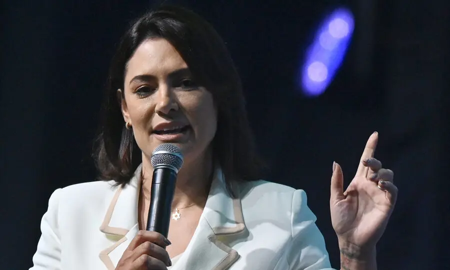 Ex-primeira-dama e presidente nacional do PL Mulher, Michelle Bolsonaro.