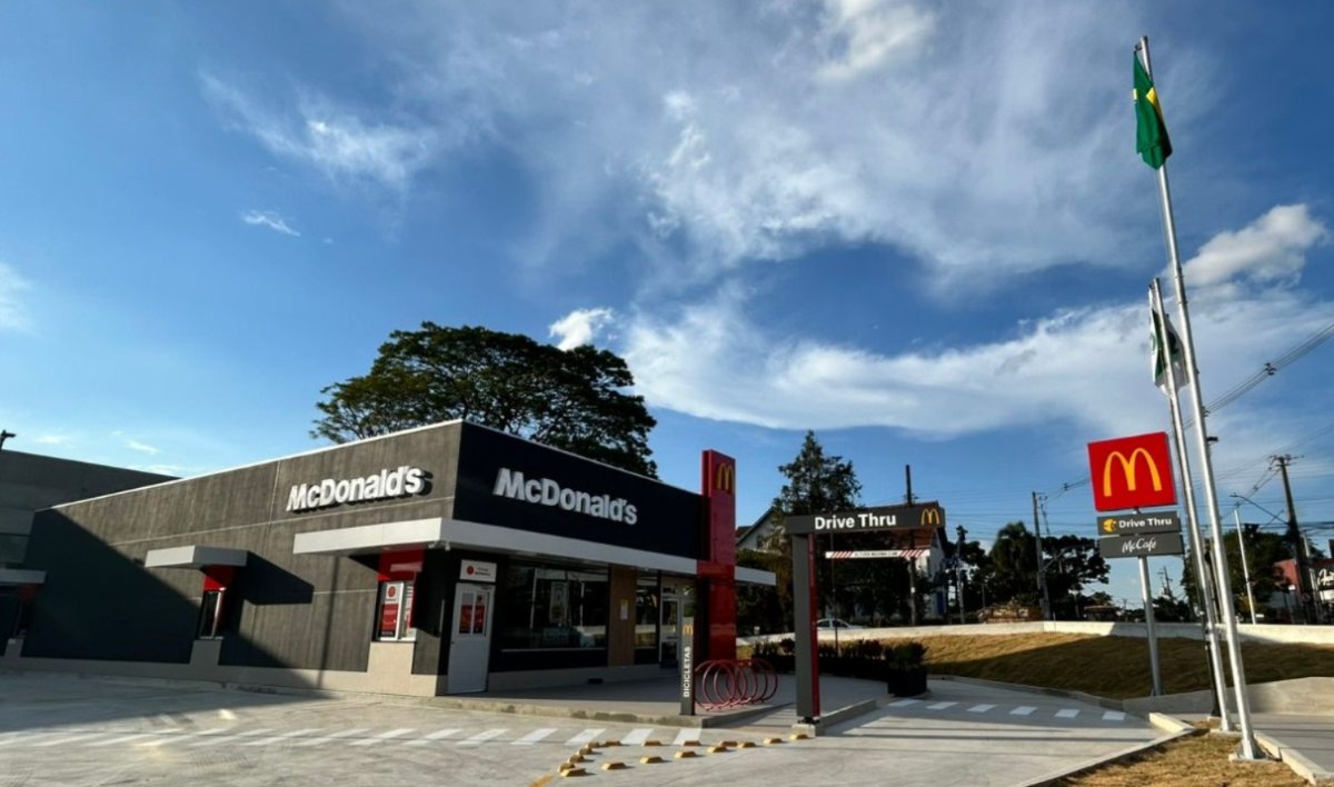 Nova loja do McDonald&#8217;s em Curitiba fica no bairro Ahú.
