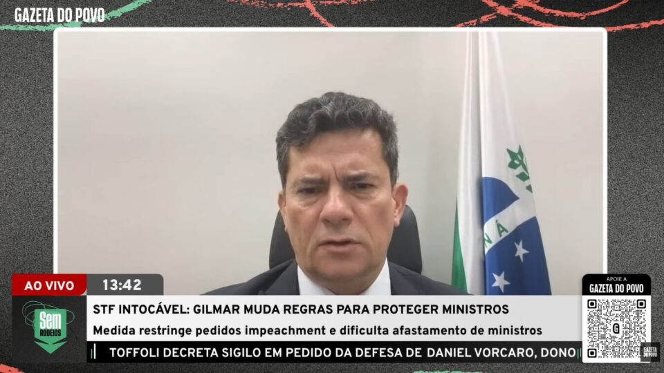 Moro diz que haverá reação do Congresso à decisão de Gilmar Mendes sobre impeachment