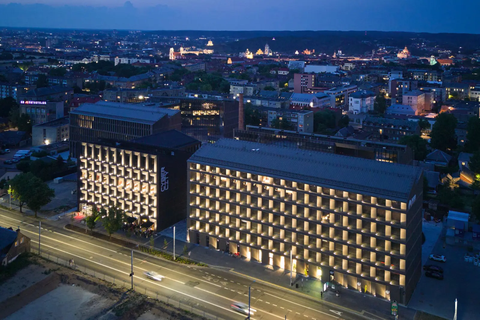 Visão aérea da Lituânia, país do leste europeu que se desenvolveu apostando em tecnologia