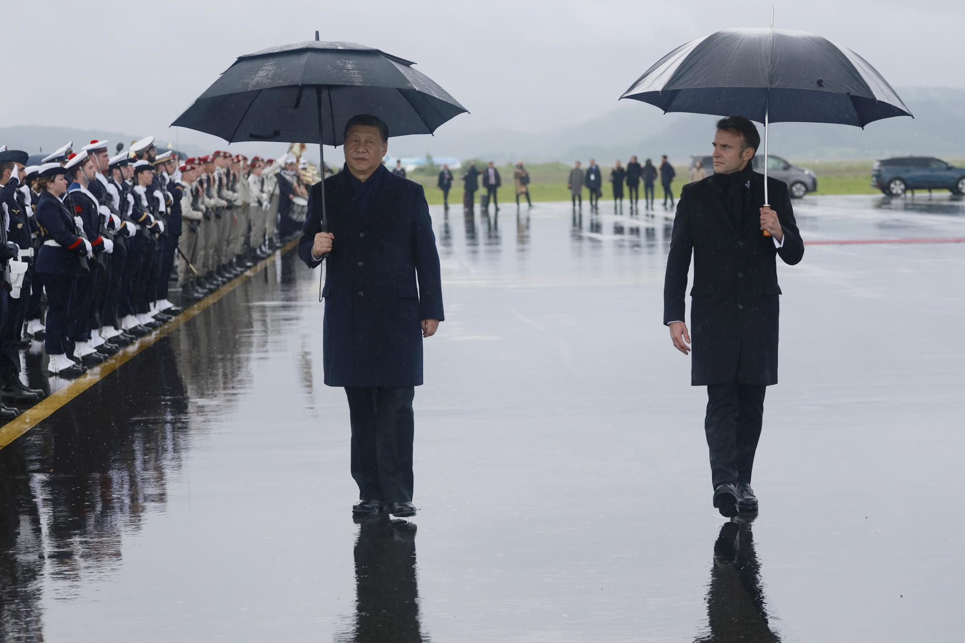 EU could tariff China like Trump did, warns Macron