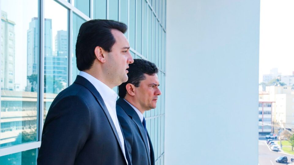 Bloco de apoio de Ratinho Junior tenta isolar pré-candidatura de Sergio Moro