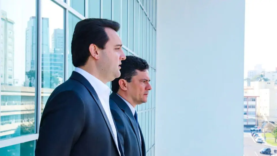 Ratinho Junior e Sergio Moro