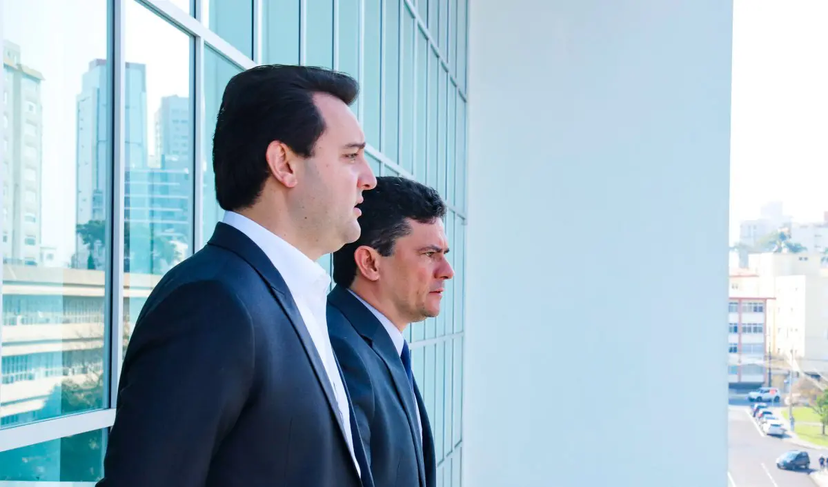 Ratinho Junior e Sergio Moro