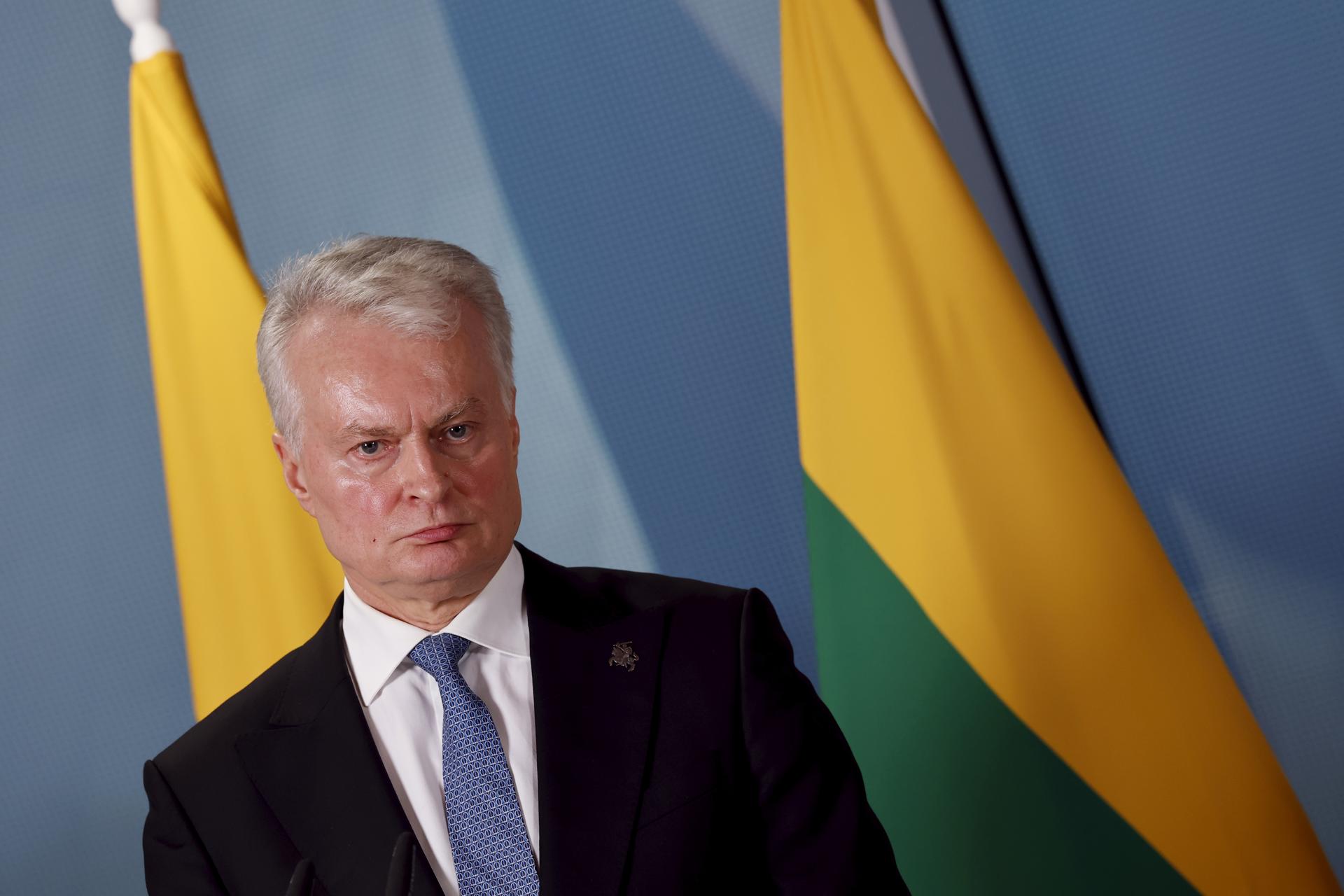 O presidente da Lituânia, Gitanas Nauseda.