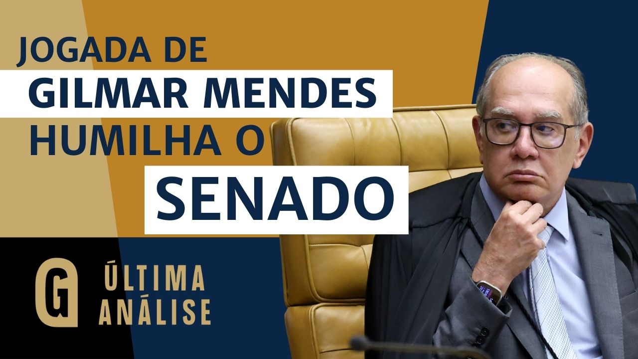 Programa Última Análise desta quarta-feira (10), debate a respeito de negociação entre Gilmar Mendes e Senado Federal sobre Lei do Impeachment.