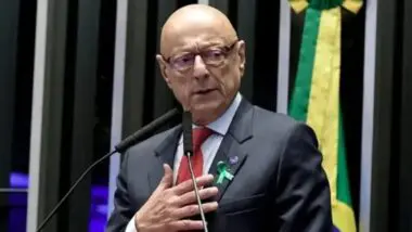 Senador Esperidião Amin (PP-SC), relator do PL da dosimetria na CCJ do Senado.