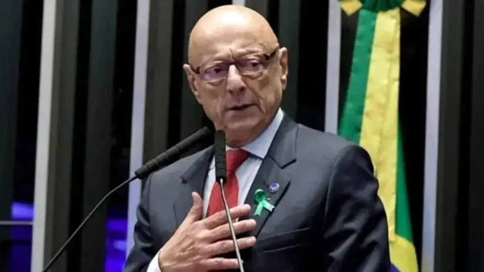 Senador Esperidião Amin (PP-SC), relator do PL da dosimetria na CCJ do Senado.