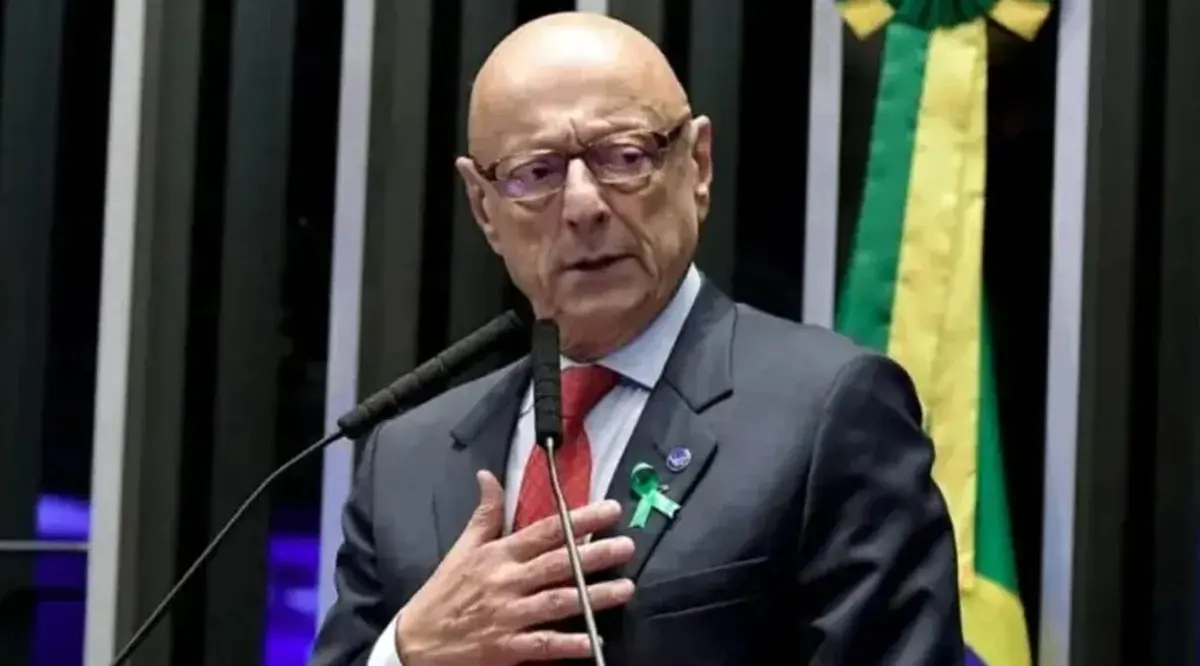 Senador Esperidião Amin (PP-SC), relator do PL da dosimetria na CCJ do Senado.