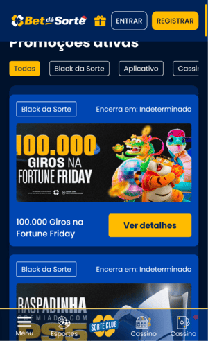 Oferta de rodadas grátis na BetdaSorte