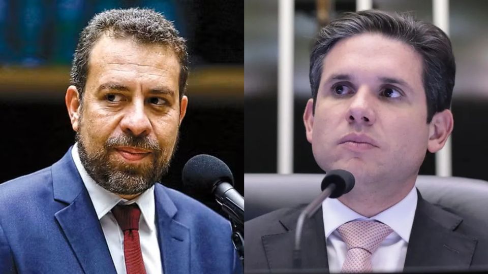 Guilherme Boulos e Hugo Motta.