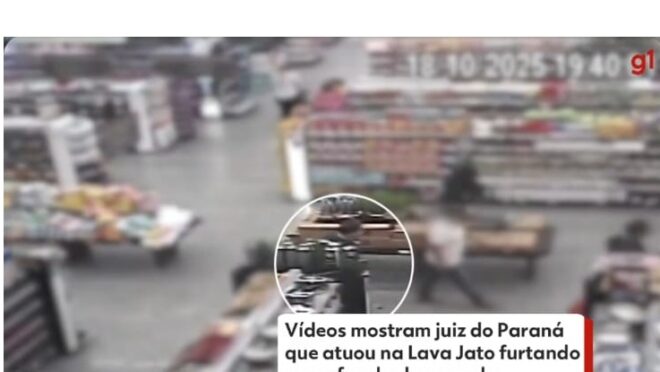 Imagens expõem momento em que juiz da Lava Jato teria furtado champanhe em SC