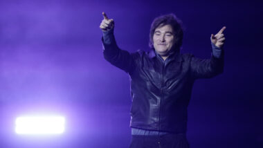 O presidente da Argentina, Javier Milei Imagem referente a matéria