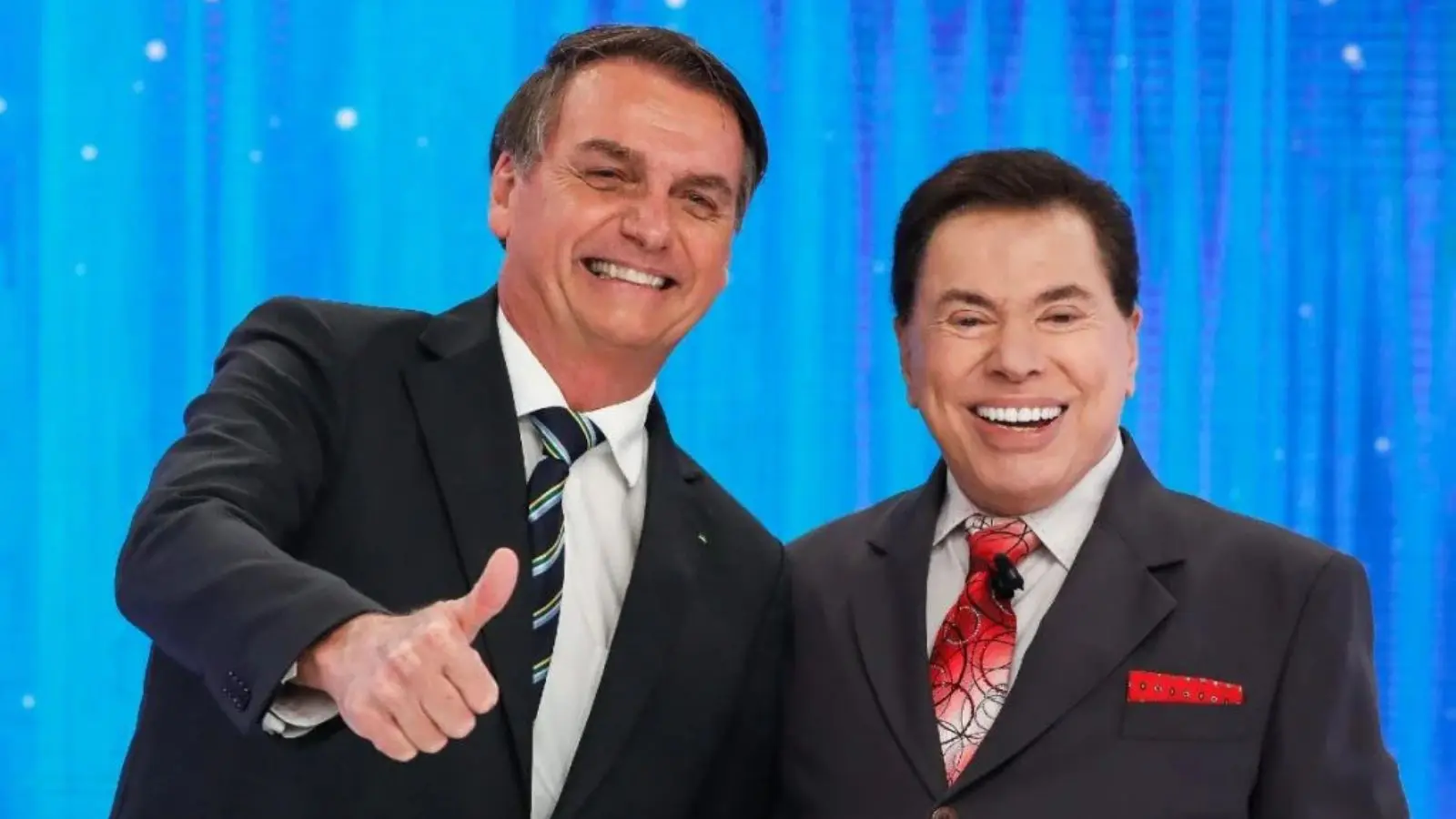 Jair Bolsonaro encontrou com Silvio Santos e recebeu apoio do apresentador.