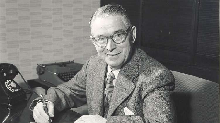 Ole Kirk o fundador da marcenaria e futura fábrica de brinquedos Lego