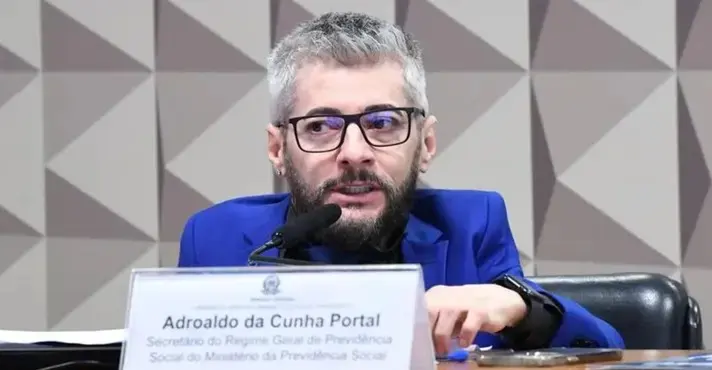 Adroaldo Portal, secretário-executivo afastado do Ministério da Previdência. Ele é alvo da PF e CGU na Operação Sem Desconto.