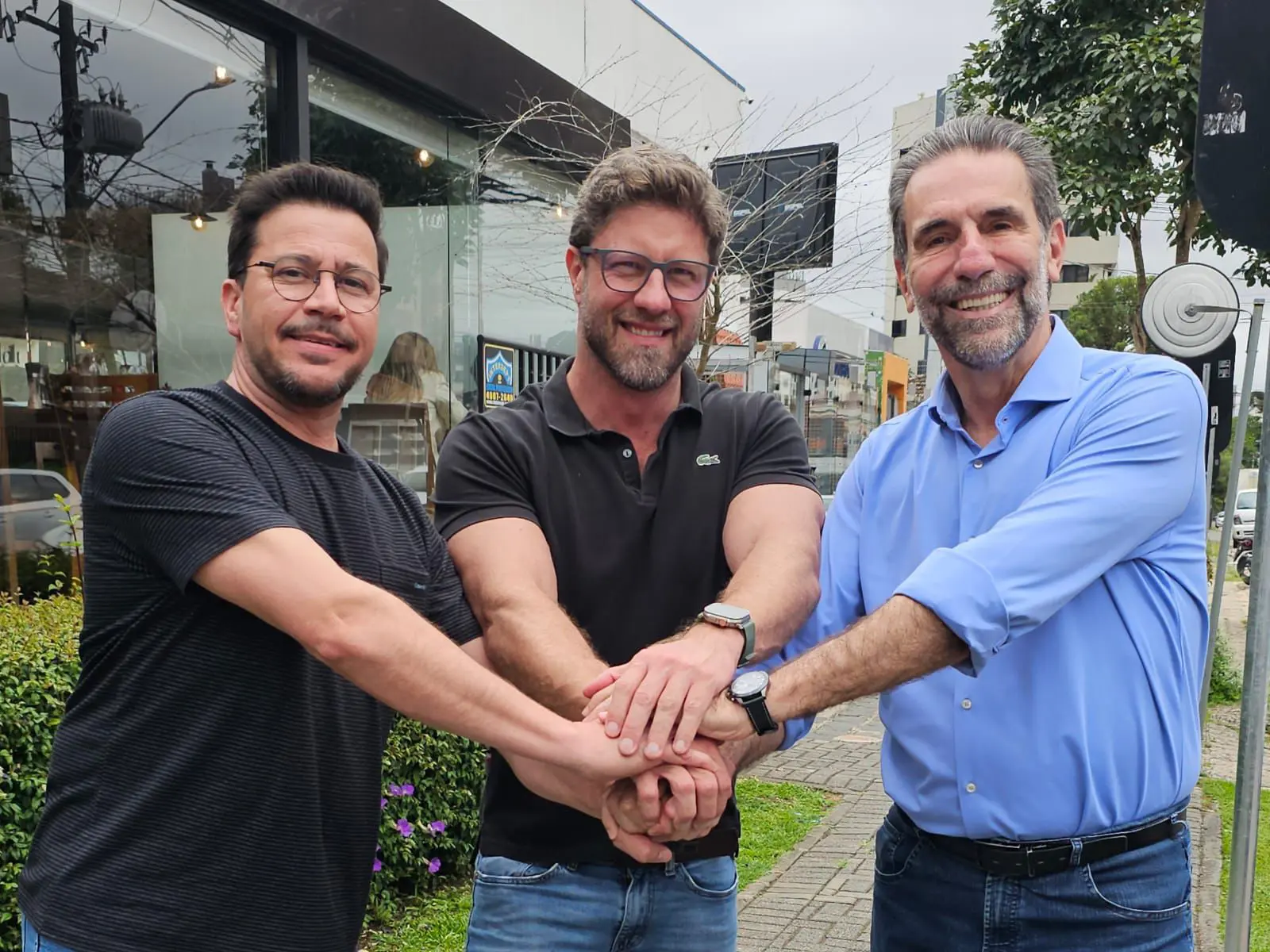 Chiorato, Requião Filho e Enio Verri