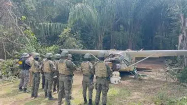 Avião venezuelano invade o espaço aéreo brasileiro, é interceptado pela FAB sobre a Terra Yanomami e tem o piloto em fuga após pouso forçado em Roraima.