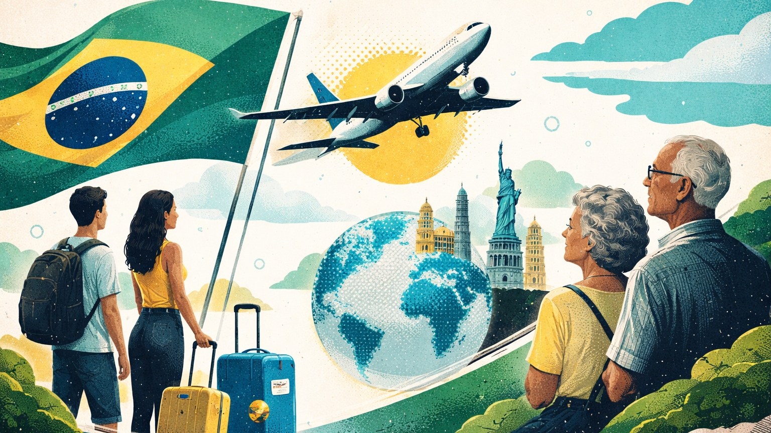 Levantamento mostra que Geração Y lidera entre os 40% que querem deixar o país.