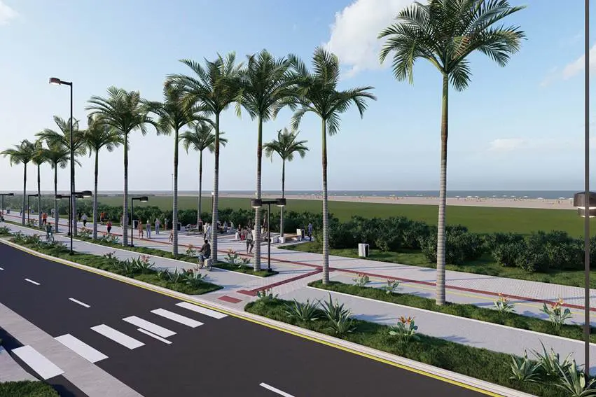 Projeto da orla de Pontal do Paraná