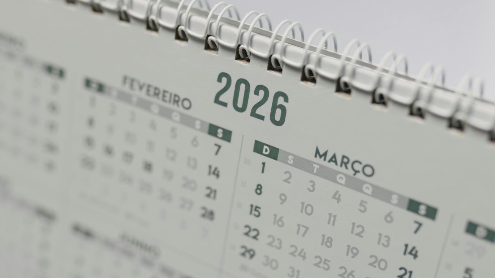 Governo divulga datas dos feriados nacionais e pontos facultativos no ano de 2026.