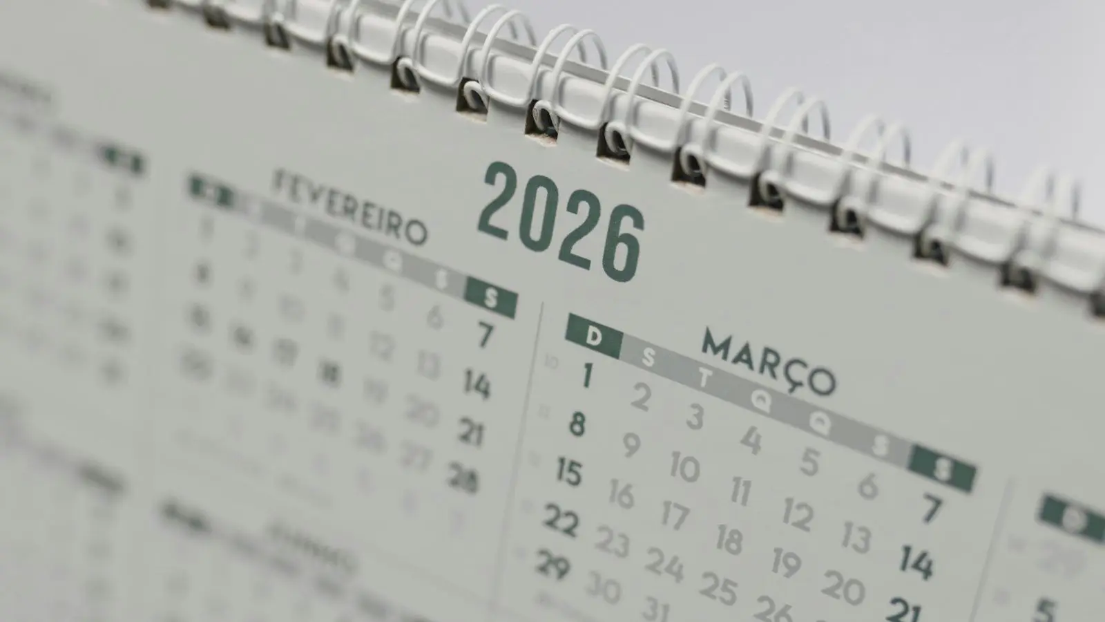 Feriados nacionais e pontos facultativos no ano de 2026.